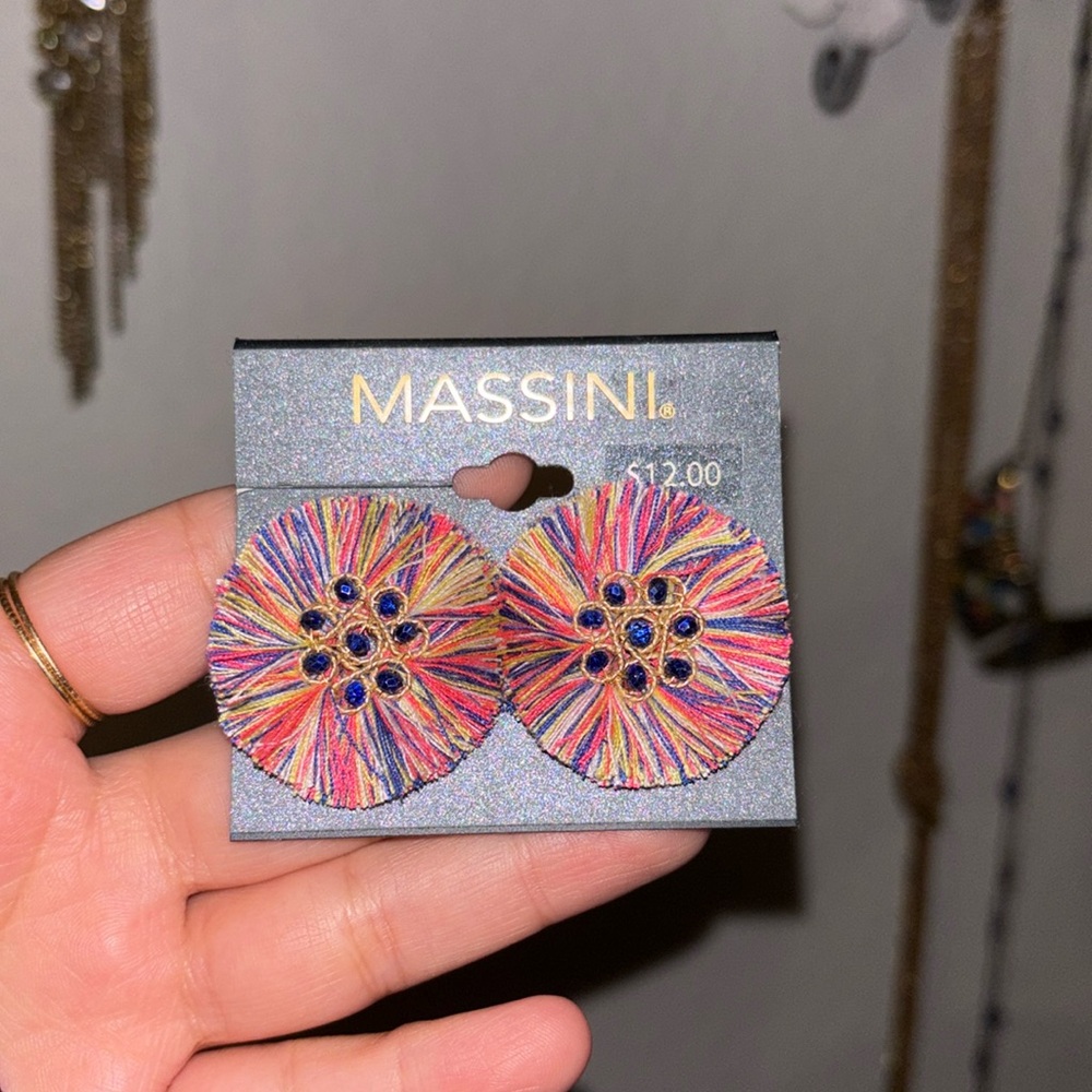 Handmade colorful earrings